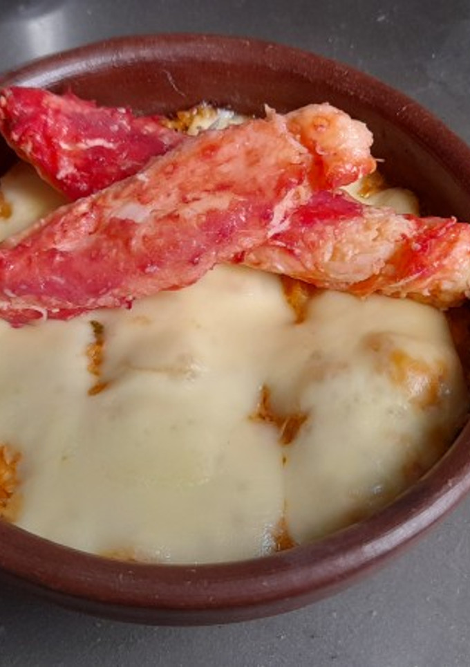 Una foto de Chupe de centolla