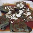 Verduras en molotes de hojas de hierba santa en caldillo de jitomate