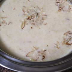 A picture of Aloo ki kheer.