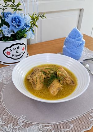 Foto resep Opor Ayam Kuah Almond