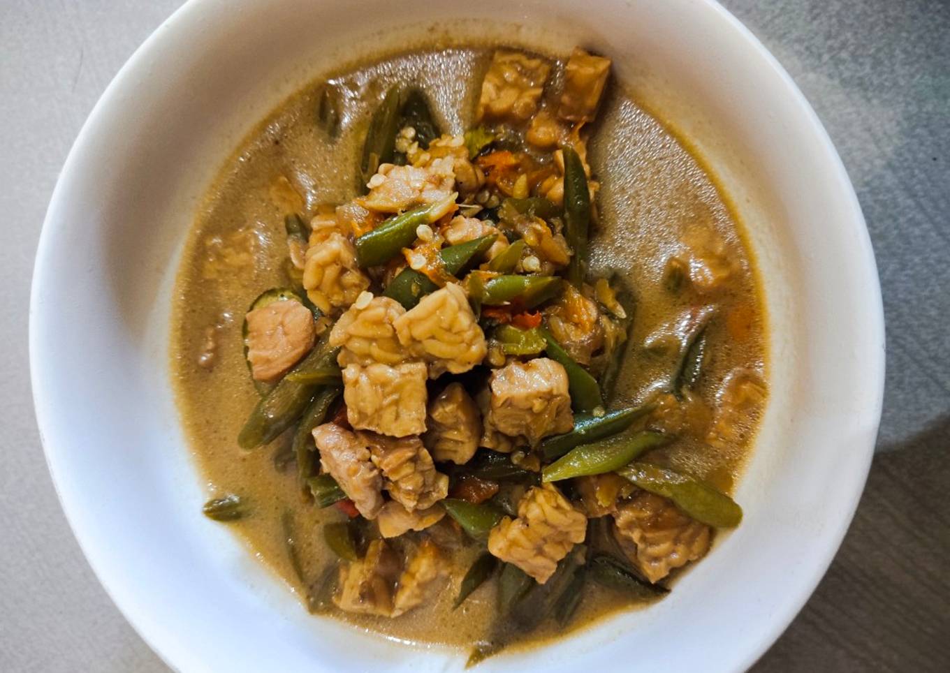 Tumis tempe buncis