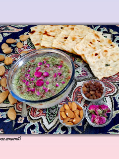 عکسی از دستور آب دوغ خیار