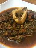 Espinazo de cerdo con verdolagas al estilo Sonorense