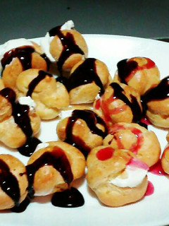Una foto de Profiteroles