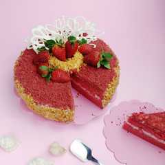 Cake Red Velvet 🍰 রেসিপির প্রধান ছবি