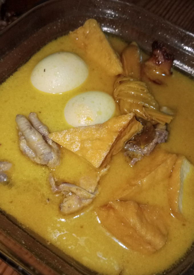 Foto resep Opor ayam tahu telur