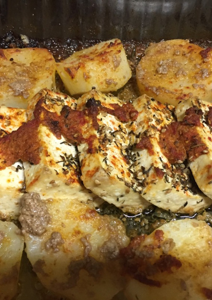 Una foto de Tofu al horno