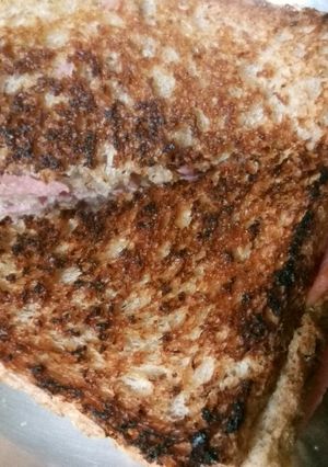 A picture of Pan toasted brawn sandwich.