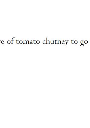 A picture of Sweet n' spicy tomato chutney.