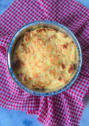 Foto resep 112. Cheesy Bread Puding