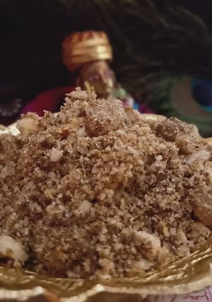 A picture of Janmashtami special panjari.