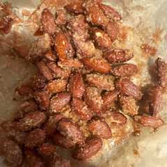 Foto di Mandorle Pralinate in friggitrice ad aria