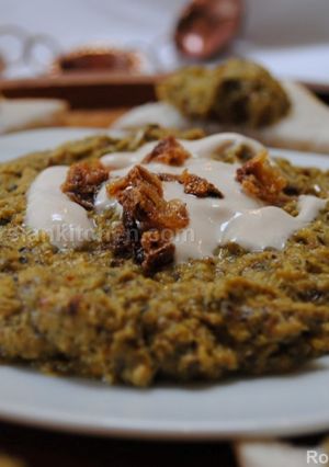 عکسی از دستور کشک بادمجان