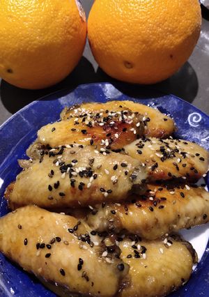 A picture of Orange Chicken Wings.