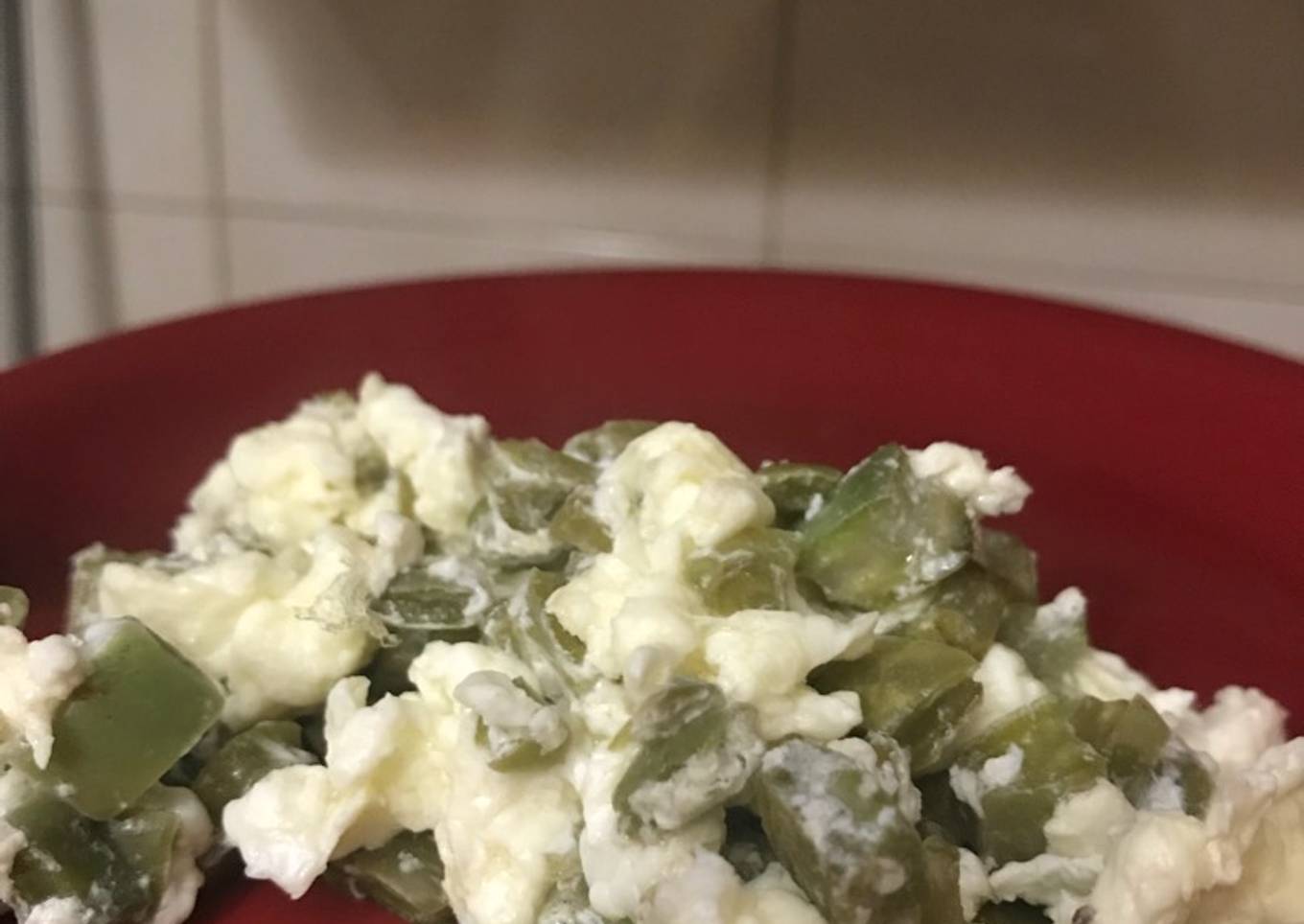 Nopales con huevos saludables (1 persona)