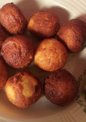 A picture of Choco stuffed milk balls.