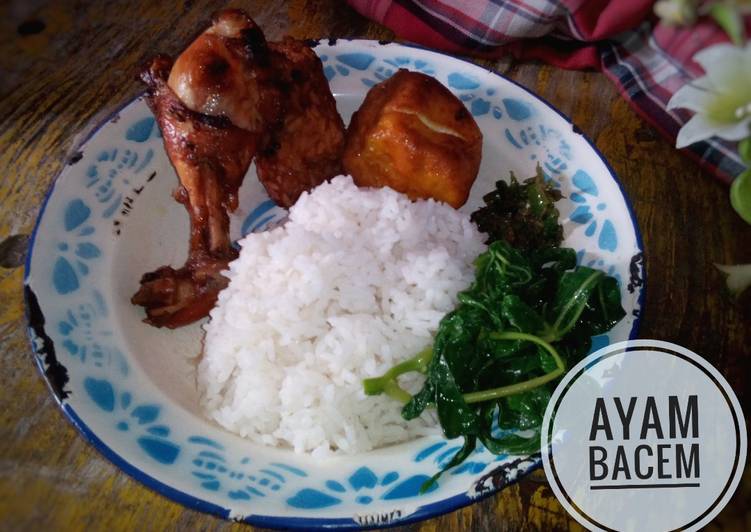 Ayam,tahu,tempe Bacem