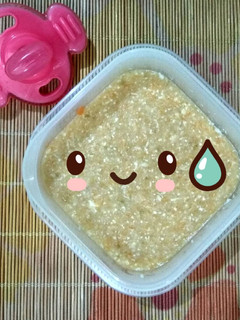 Foto resep MPASI 7+ Oat Nila Wortel Buncis Silken Tofu Kaldu Ikan