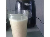 Licuado de manzana y banana con semillas🍎🍌🍎🍌
