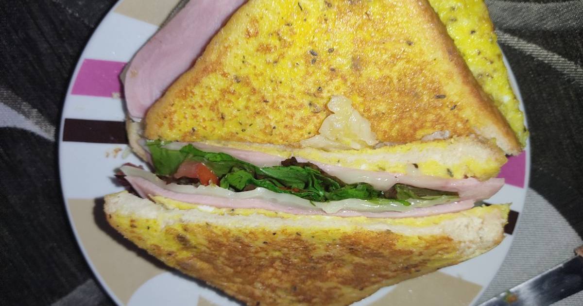 Famoso Sándwich que tanto sale en tik tok Receta de lucia123 Cookpad