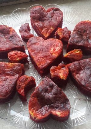 Foto di Red Velvet Brownies cheesecake