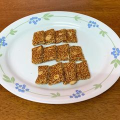 A picture of Til Chikki (sesame chikki).