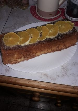 صورة لوصفة كيك بالبرتقال