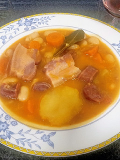 A picture of Large White Beans with Chorizo (Quick Recipe).