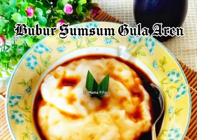Bagaimana Membuat Bubur Sumsum Gula Aren yang Lezat