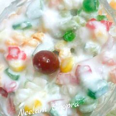A picture of Tri Colour Pasta Salad.
