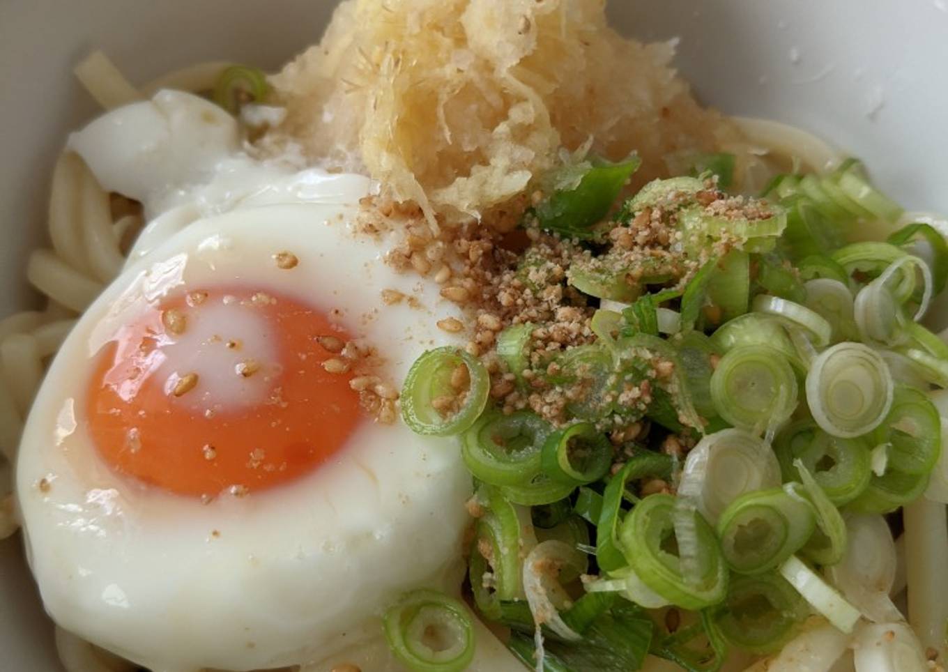 Japanese style Bukkake Udon