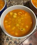 Sopa de pescado con tiburones