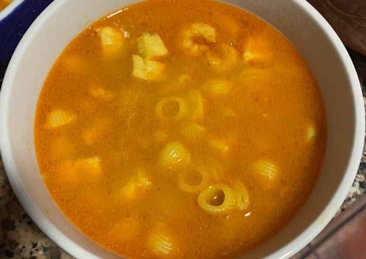 Sopa de pescado con tiburones