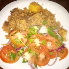 Beef pilau A picture of Beef pilau.