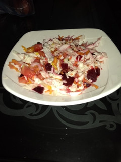 Una foto de Ensalada de remolacha y zanahoria