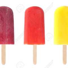 A picture of 4 lollies recipes for summer.