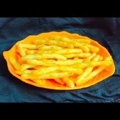 A picture of Peri peri kurkure.