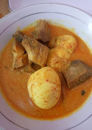 Foto resep Gulai nangka + telur
