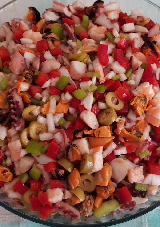 Una foto de Salpicón de marisco