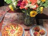 tomato mushroom quiche