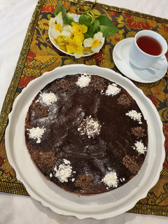 عکسی از دستور چیز کیک شکلاتی ۲