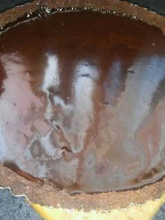 Una foto de Tarta moka con ganache de chocolate