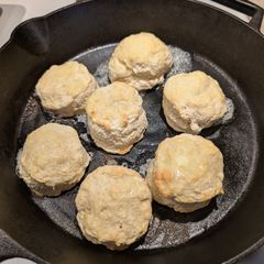 A picture of Salty Breakfast Biscuits.
