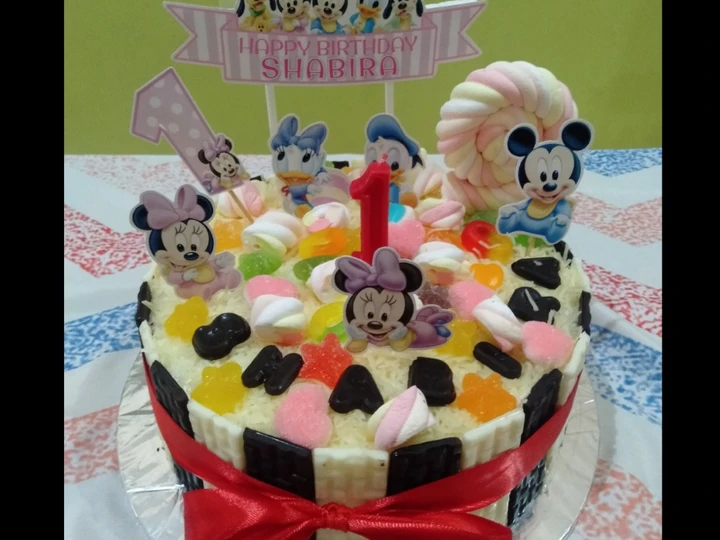 Langkah Mudah untuk Membuat Resep  Blackforest Birthday Cake (Base cake DCC Blackforest Panggang) yang Bikin Ngiler, Menggugah Selera