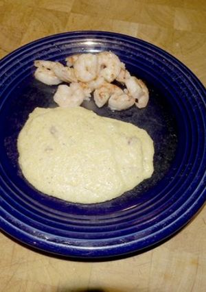 A picture of Southern Shrimp and Grits.