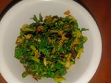 मूली के पत्ते की भुजिया(mooli ke patte ki bhujiya recipe in hindi)