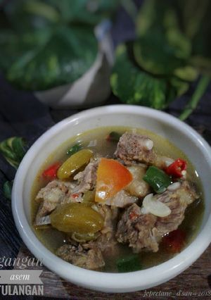 Foto resep Tulangan masak gangan asam