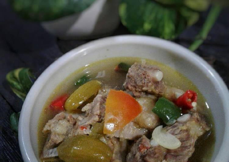 Tulangan masak gangan asam