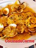 Cazón con almejas 😋😋