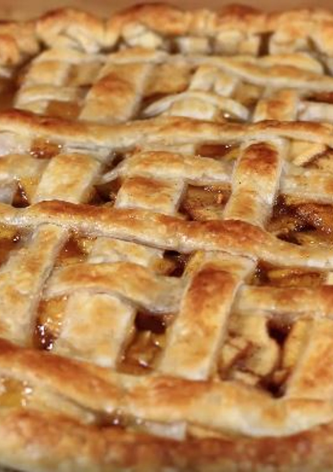 Una foto de Tarta de manzana americana